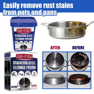 Stainless Steel Cleaning Cream | Jue-Fish | Kitchen Pot & Stove Black Scale Remover