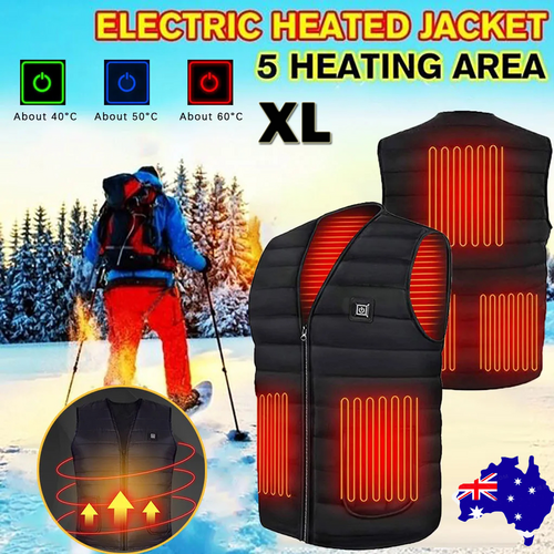 Heated Vest for Men & Women | Smart Heated Jacket | Battery Not Included | XL