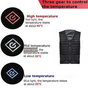 Heated Vest for Men & Women | Smart Heated Jacket | Battery Not Included | XL