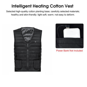 Heated Vest for Men & Women | Smart Heated Jacket | Battery Not Included | XL