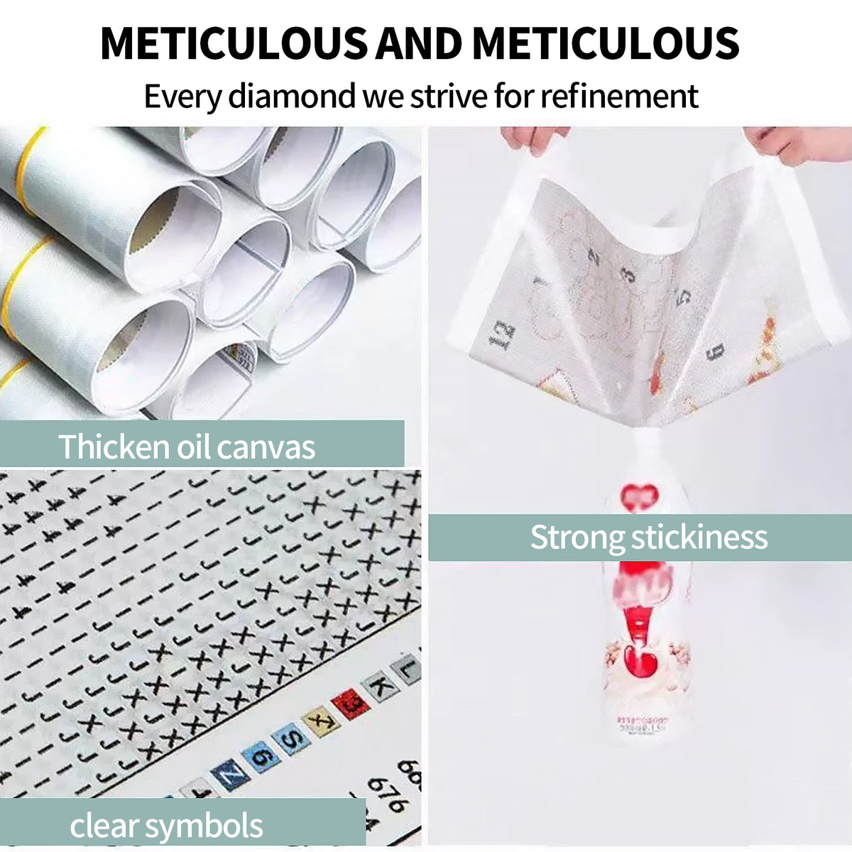 5D Diamond Painting Kits | 3 Pcs | DIY Craft | 40x30cm | Art Glue Set | Adults & Kids