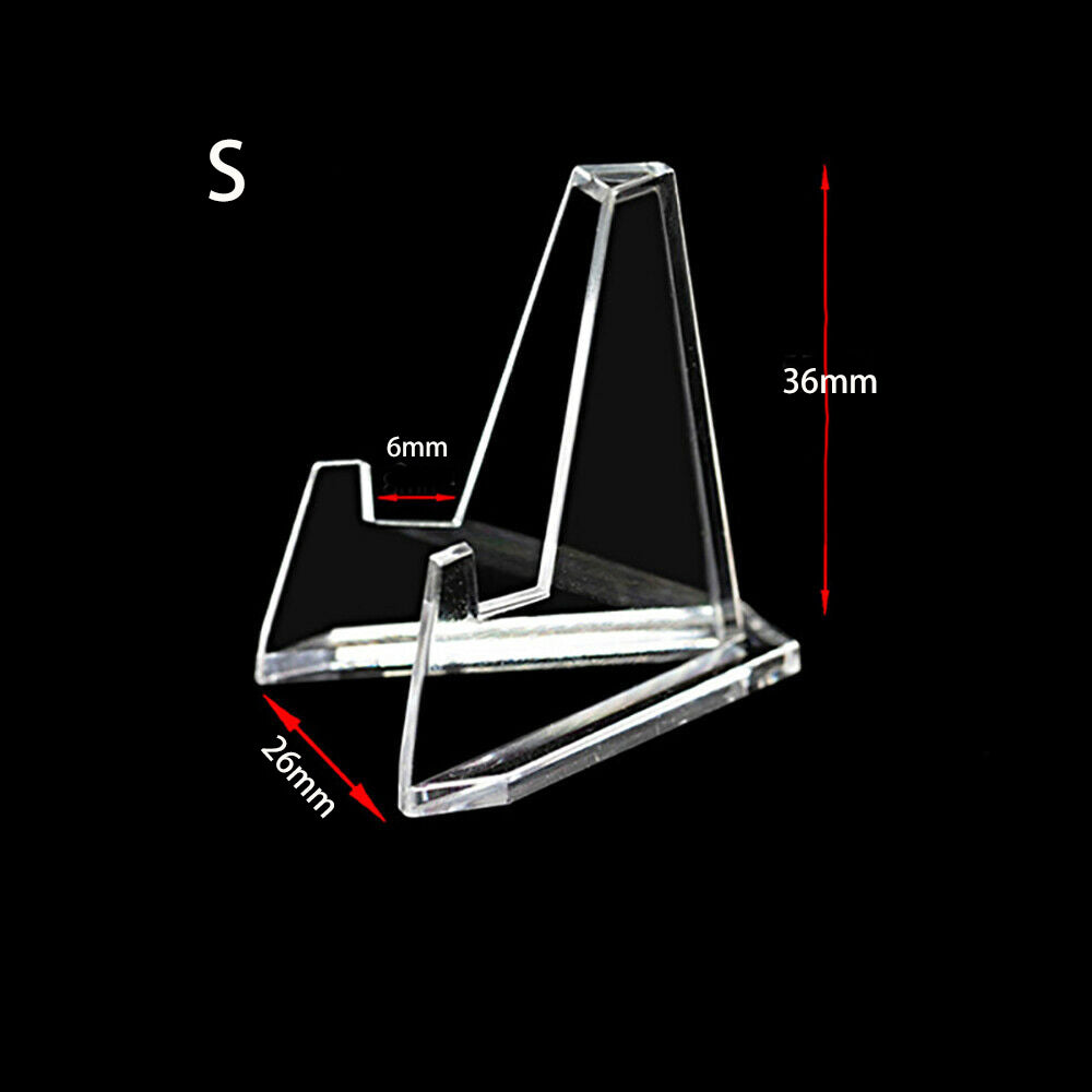 20PCS Acrylic Clear Stand | Trading Card PSA | Pokemon Card Holders Stand