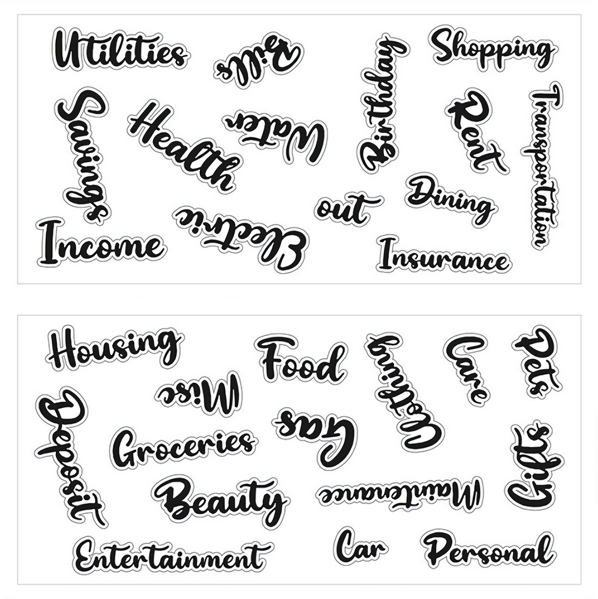 A6 PU Leather Notebook Binder | Budget Planner | Cash Pockets | Organized & Stylish