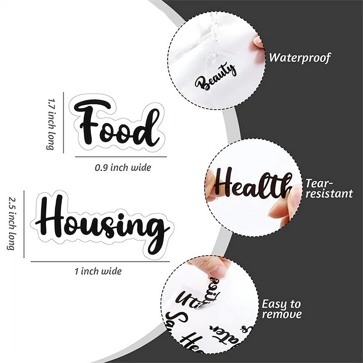 A6 PU Leather Notebook Binder | Budget Planner | Cash Pockets | Organized & Stylish