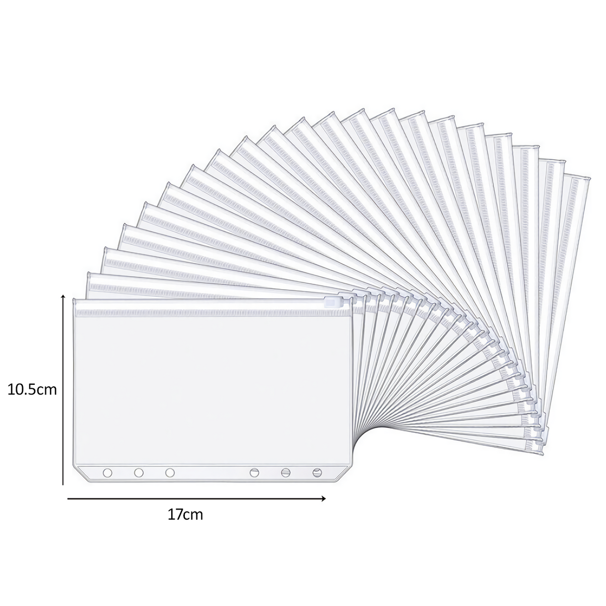 A6 PU Leather Notebook Binder | Budget Planner | Cash Pockets | Organizer for Finance