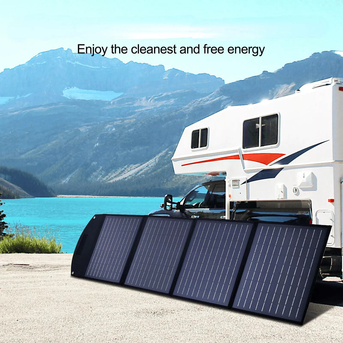 Folding Solar Panel Blanket | 160W | Flexible Mono Mat | USB + 12V | Camping & RV