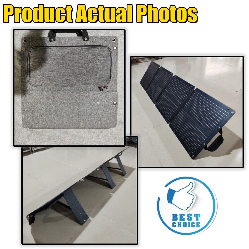 Folding Solar Panel Blanket | 160W | Flexible Mono Mat | USB + 12V | Camping & RV
