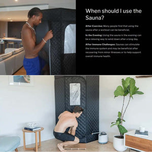 Portable Steam Sauna Tent | Home Use | With Foldable Chair & Remote | Detox & Weight Loss