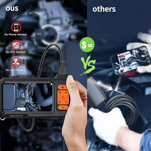 Industrial Endoscope | 4.3" Screen | 8mm Borescope | 1080P HD Camera | 5m Cable