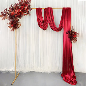 Wedding Arch | Gold Square Backdrop Stand | Flower Display | 2.2M