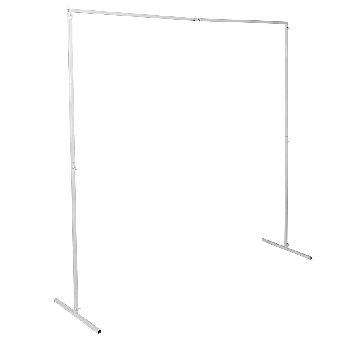 Wedding Arch White Square Backdrop | Flower Display Stand | Background 2.2M