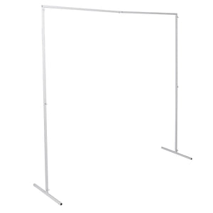 Wedding Arch White Square Backdrop | Flower Display Stand | Background 2.2M