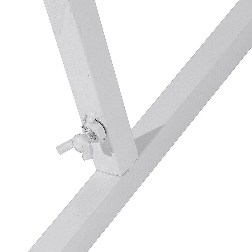 Wedding Arch White Square Backdrop | Flower Display Stand | Background 2.2M