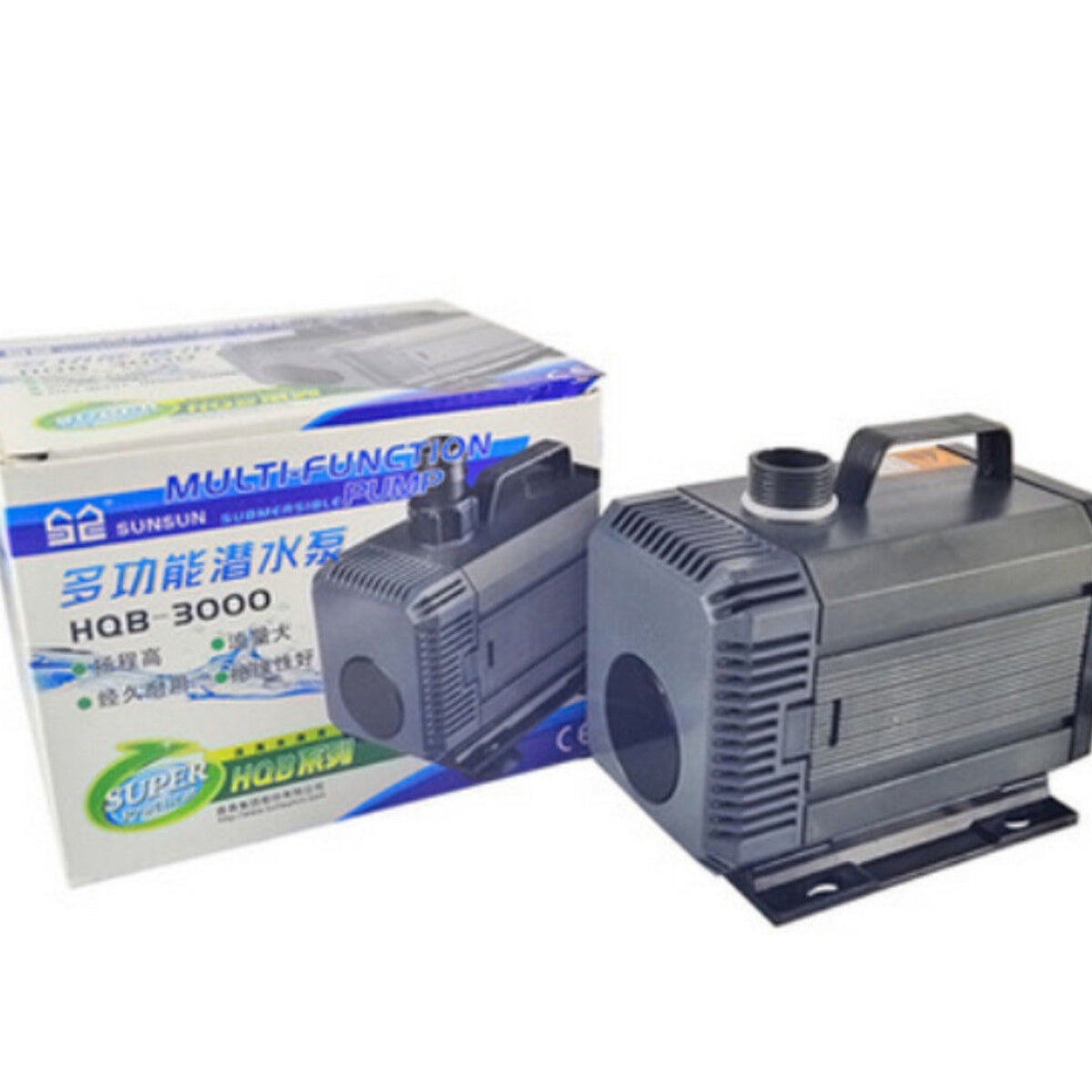 2500LPH HQB-3000 SUNSUN Submersible Water Pump | Aquarium Fountain Pond Tank | AU