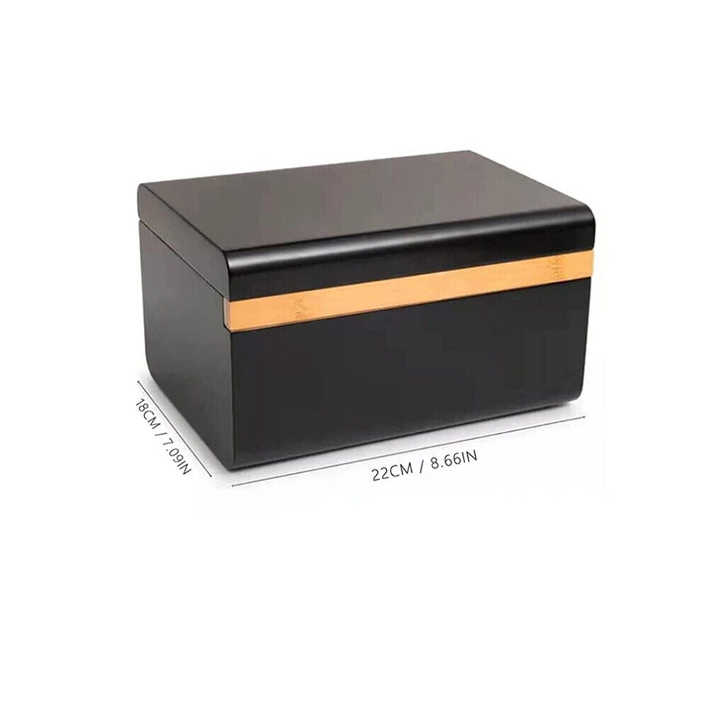 Wooden Storage Chest | Movable Tray | Lockable Stash Box | Rolling Tray | Gift