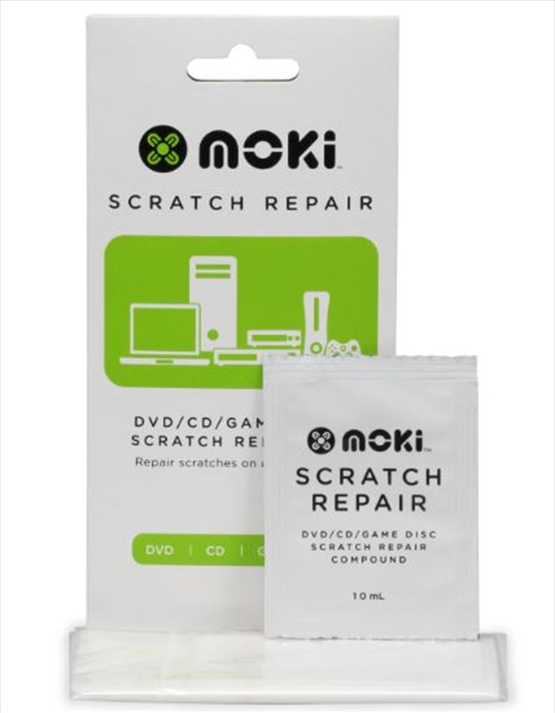 DVD/CD/Game Disc Scratch Repair Kit | Scratch Remover & Cleaner