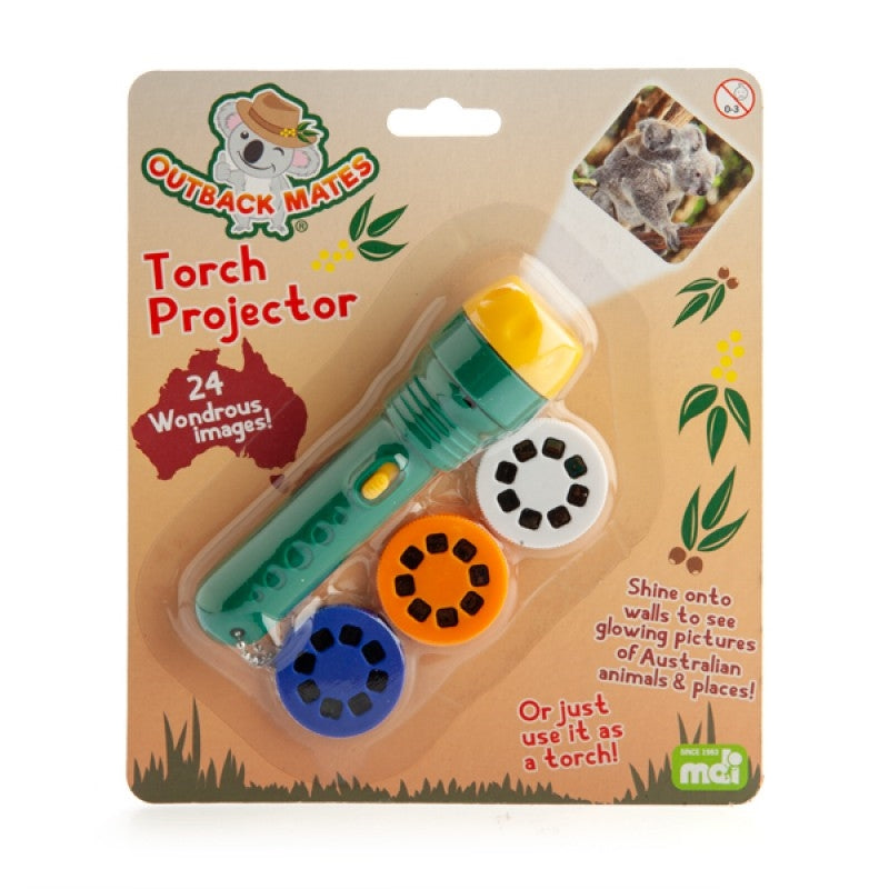 Outback Mates Torch Projector | Fun & Educational Light Show for Kids