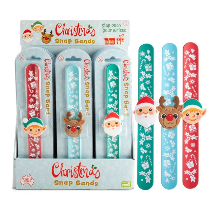 Christmas Snap Band | Random Assortment | Fun Holiday Accessory