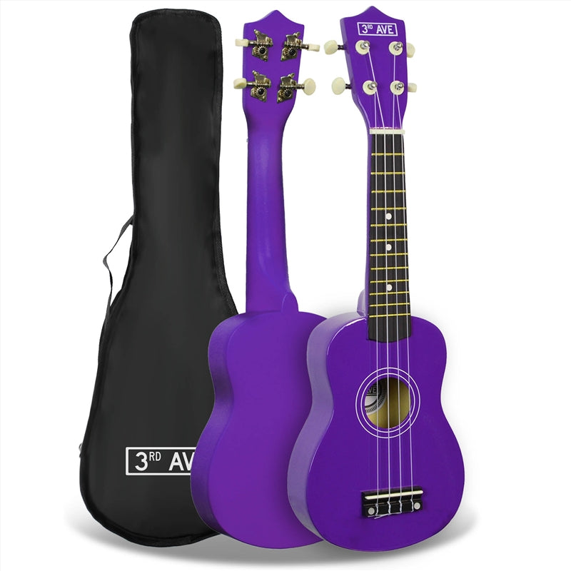 3rd Avenue Soprano Ukulele | Purple