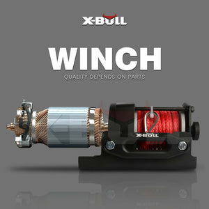 X-BULL 12V Electric Winch Boat | 3000LBS Synthetic Rope | Wireless Remote | ATV 4WD | 2 Units