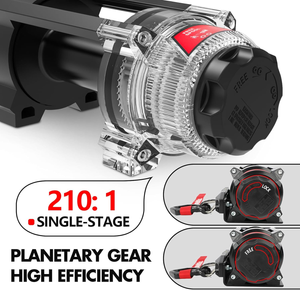 X-BULL 6000lbs Electric Winch | 12V | Synthetic Rope | Towing Trailer ATV UTV Boat | Upgraded Version