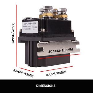 X-BULL Winch Solenoid Relay Controller | 500A DC Switch | 4WD | 9500LBS-17000LBS | 4x4