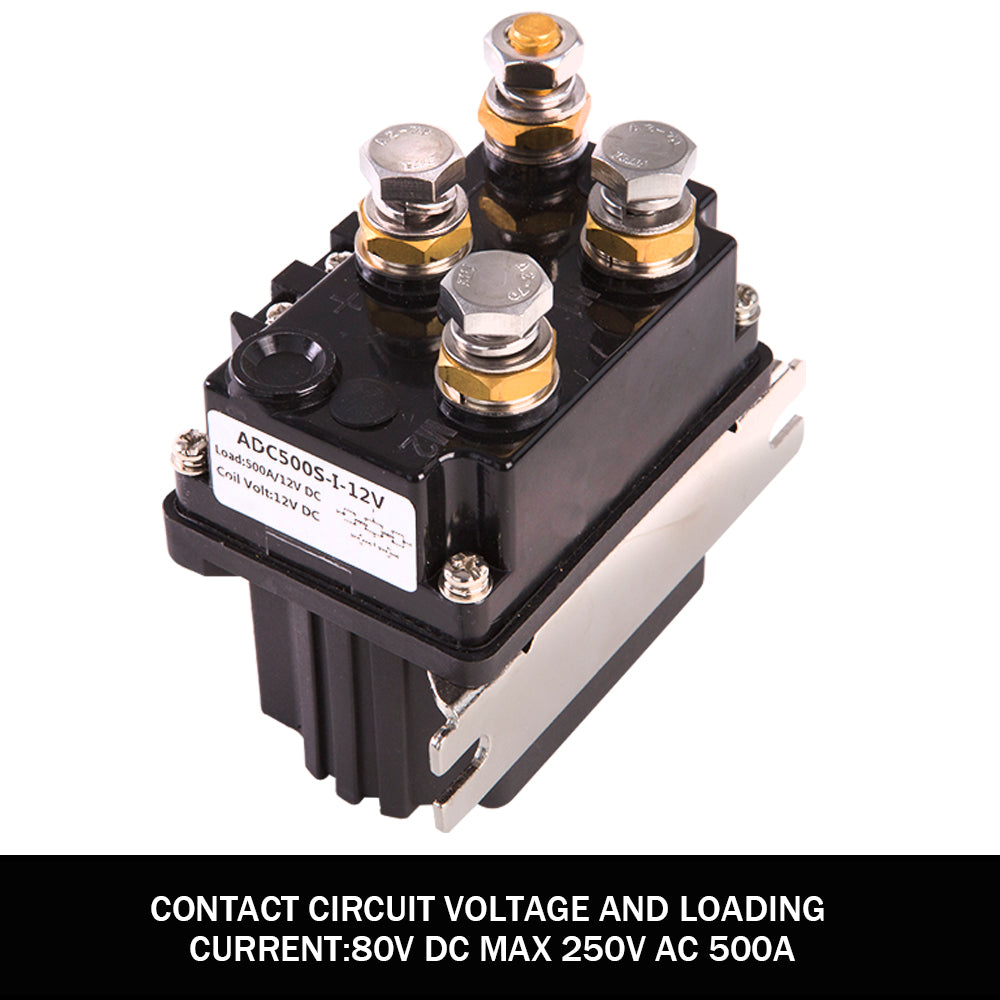 X-BULL Winch Solenoid Relay Controller | 500A DC Switch | 4WD | 9500LBS-17000LBS | 4x4