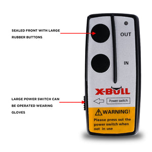 X-BULL 2x Wireless Winch Remote Control | 12 Volt | 150ft Handset Switch | 4WD