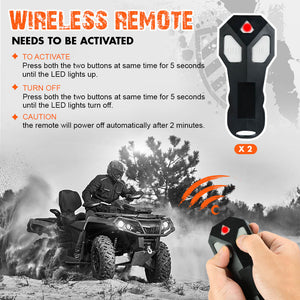 ZESUPER 12V Electric Winch | 4500lb Synthetic Rope | Boat Winch | ATV Winch | Trailer Winch | 4WD