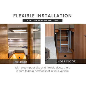 Thermomate Diesel Heater 12V | 5kW Caravan Tank | Remote | Camper Trailer | Van | Air | Motorhome | RV Parking