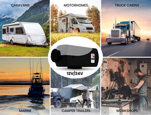 Thermomate Diesel Heater 12V 5kW | Caravan Tank | Remote Camper Trailer Van | Air Motorhome Parking RV