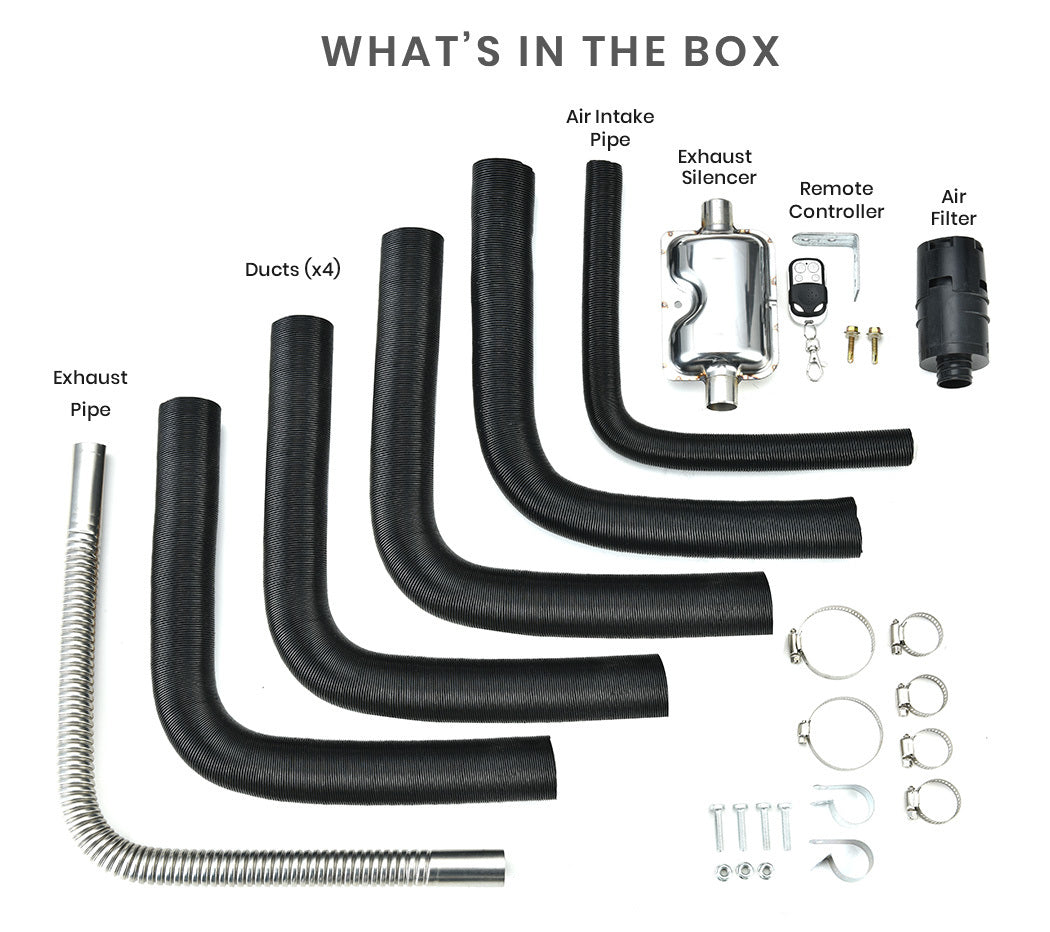 Diesel Air Heater 12V | 5kW Caravan Air | Motorhome | All-in-one | Car Camper Parking Trailer Heating