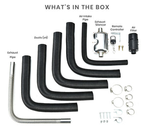 Diesel Air Heater 12V | 5kW Caravan Air | Motorhome | All-in-one | Car Camper Parking Trailer Heating