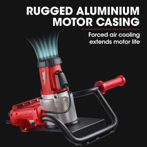 BAUMR-AG Electric Post Hole Auger Digger | 1500W | Heavy Duty Earth Drill