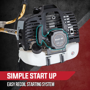 Baumr-AG Brushcutter | 65cc | Whipper Snipper | Multi Tool | Trimmer & Pole Attachments