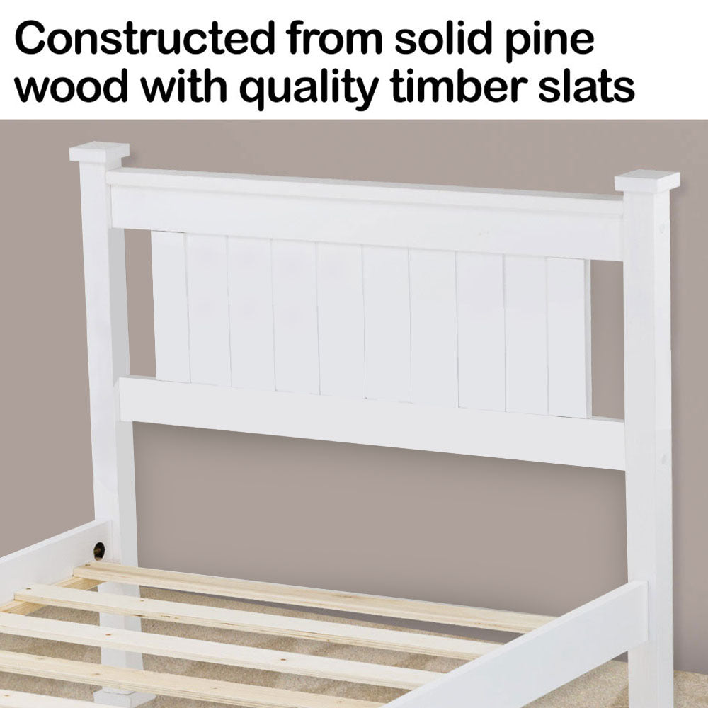 Kingston Slumber | Single Wooden Bed Frame | Kids & Adults Bedroom Furniture