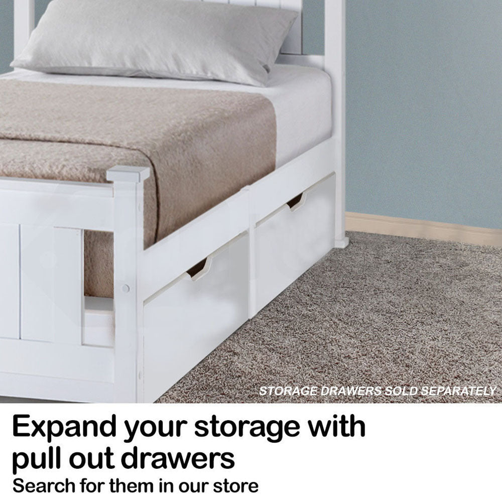 Kingston Slumber | Single Wooden Bed Frame | Kids & Adults Bedroom Furniture