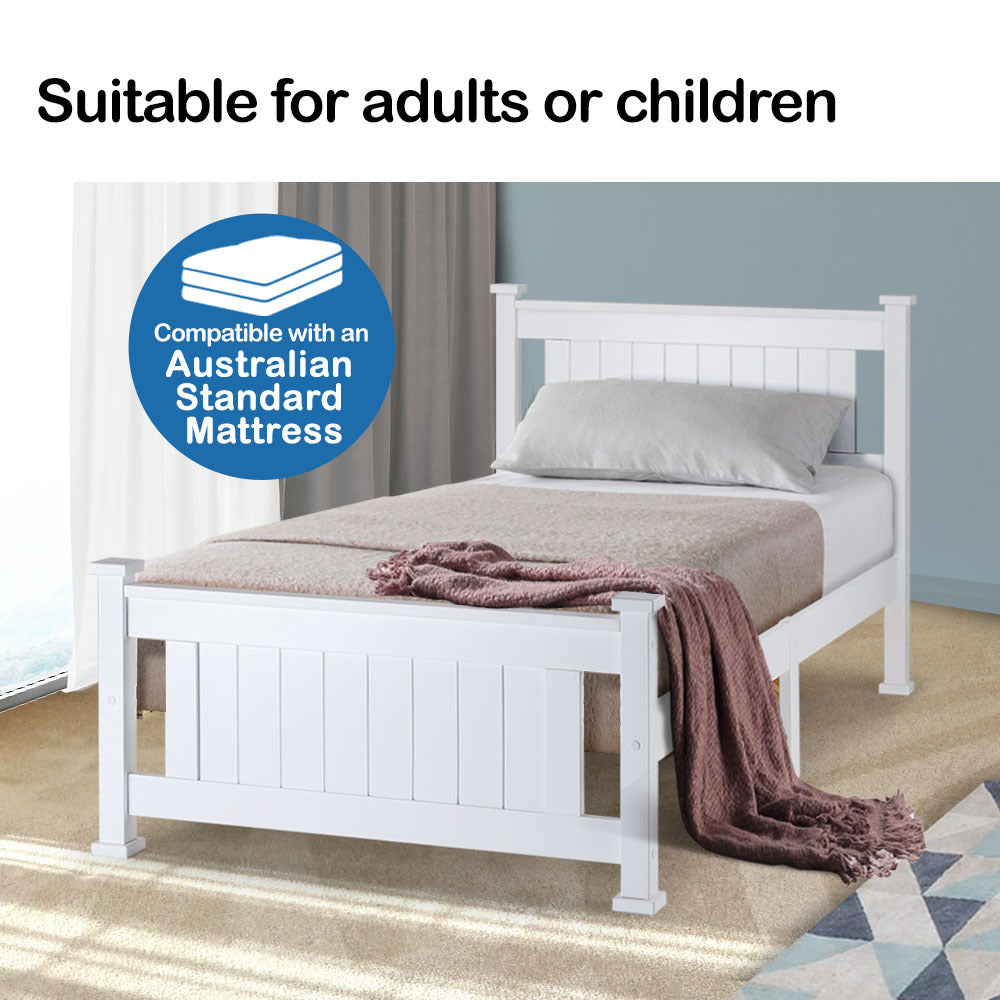 Kingston Slumber | Single Wooden Bed Frame | Kids & Adults Bedroom Furniture