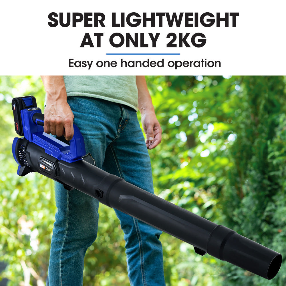 POWERBLADE BW4 20V Cordless Electric Leaf Blower Kit | Battery & Fast Charger Included