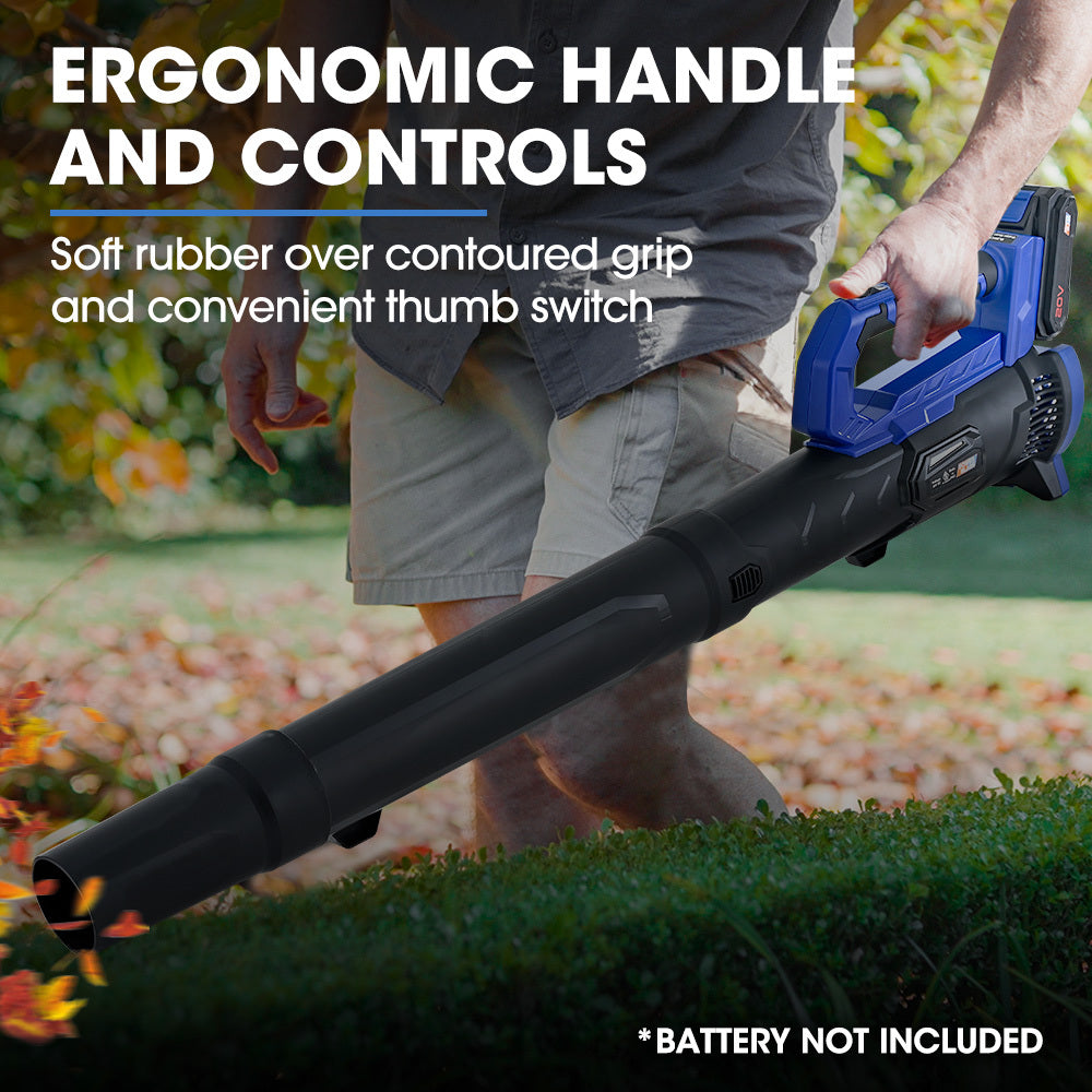 PowerBlade 20V Cordless Electric Leaf Blower | Skin Only | Lightweight Handheld Blower