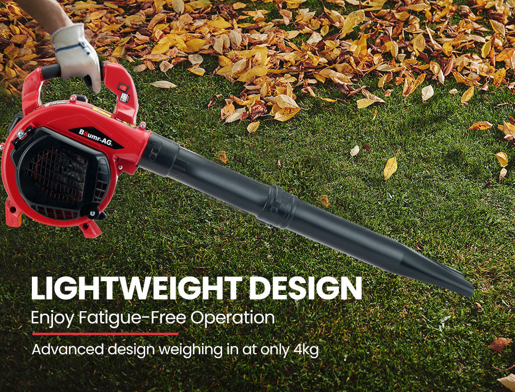 BAUMR-AG Leaf Blower Vacuum | Cordless Petrol 2-Stroke | Handheld Garden Vac