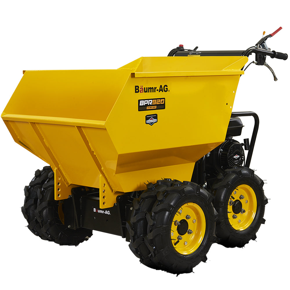 Baumr-AG 6-Wheel Motorised Wheelbarrow | Dumper | Briggs & Stratton CR950 | 500kg Capacity