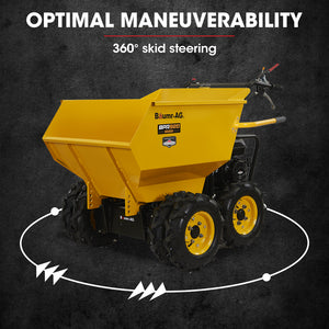 Baumr-AG 6-Wheel Motorised Wheelbarrow | Dumper | Briggs & Stratton CR950 | 500kg Capacity