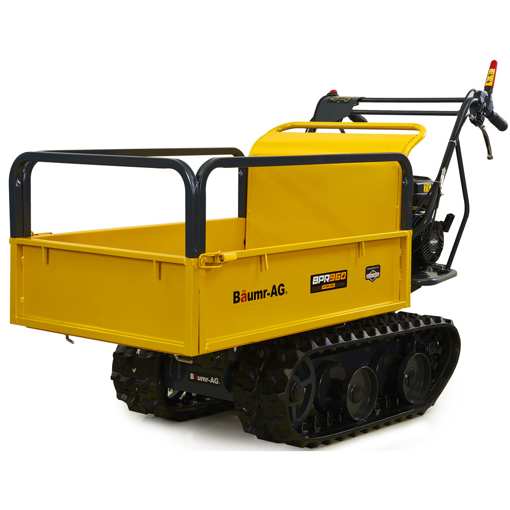 Baumr-AG Motorised Tracked Wheelbarrow Dumper | Briggs & Stratton CR950 Engine | 300kg Capacity