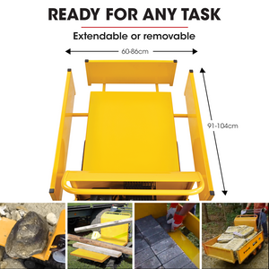 Baumr-AG Motorised Tracked Wheelbarrow Dumper | Briggs & Stratton CR950 Engine | 300kg Capacity