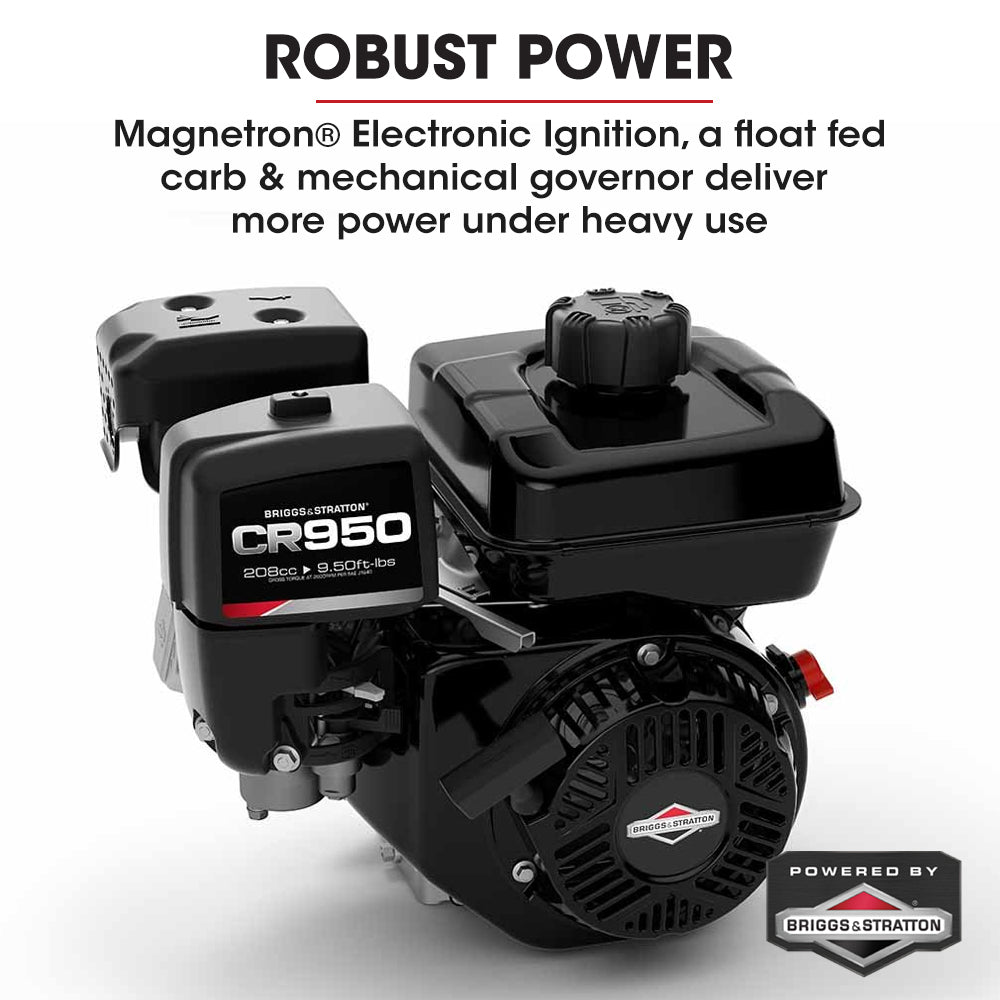 Baumr-AG Motorised Tracked Wheelbarrow Dumper | Briggs & Stratton CR950 Engine | 500kg Capacity