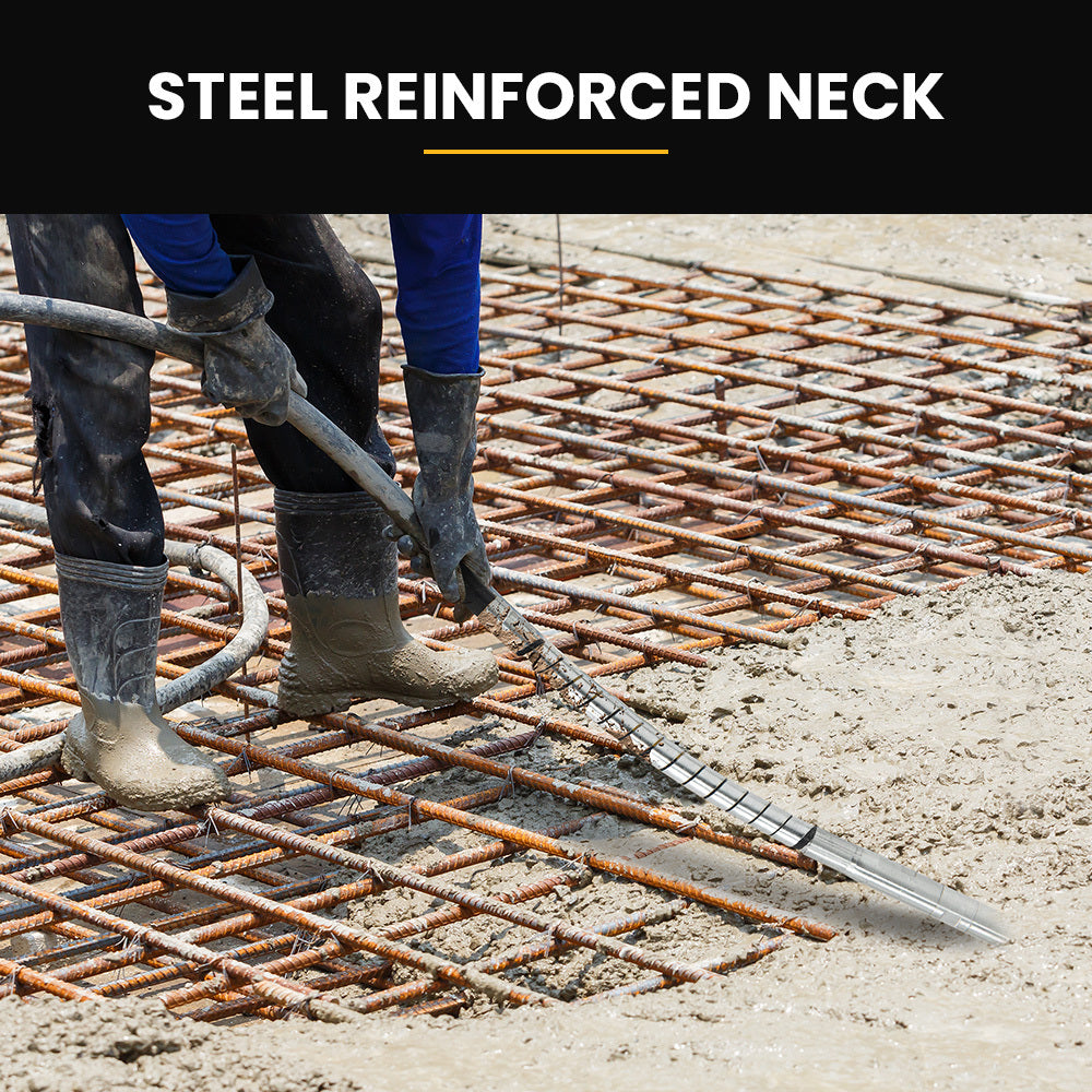 BAUMR-AG CVS286 | 6m x 28mm Concrete Vibrating Shaft | Australian Standard 3-Claw Drive Coupler