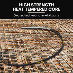 BAUMR-AG CVS286 | 6m x 28mm Concrete Vibrating Shaft | Australian Standard 3-Claw Drive Coupler