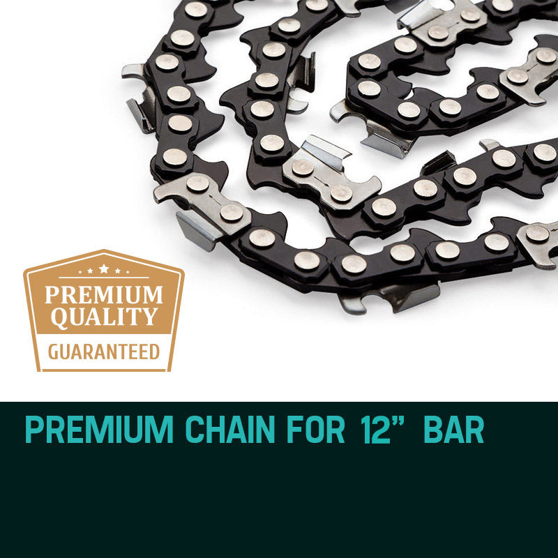BAUMR-AG Chainsaw Chain | 12" Bar Replacement | 3/8 .050 Gauge DL 44
