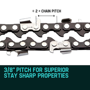 Baumr-AG Chainsaw Chain | 2-Pack | 18" Replacement Bar | Suits SX45 45CC Saws